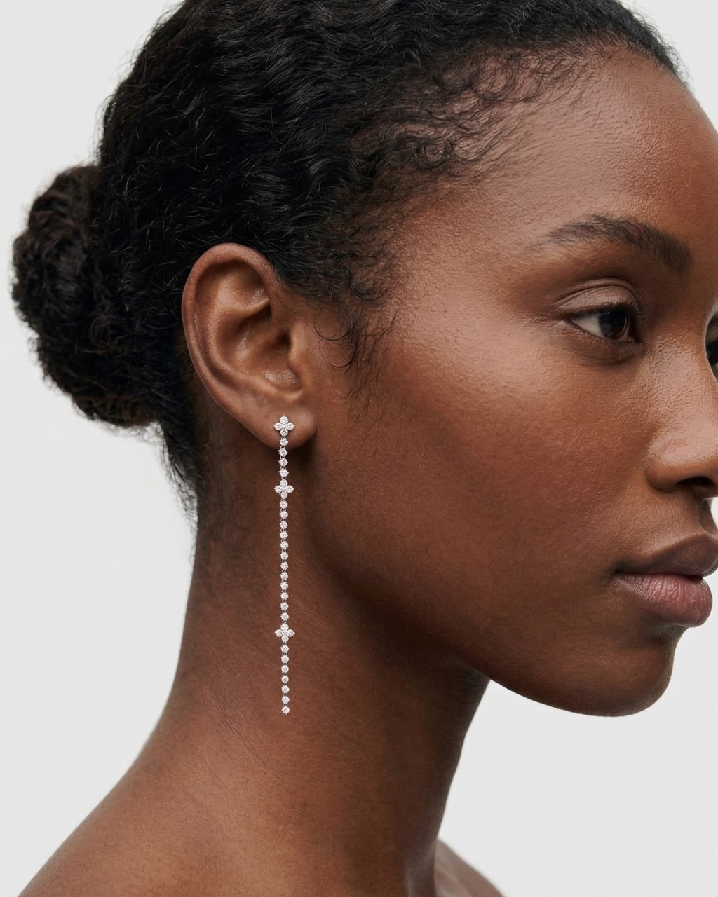 Diamond Drop Earrings