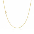 14K Gold Pave Diamond Letter K Necklace